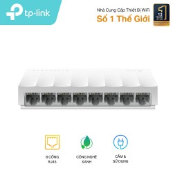 8 Cổng RJ45 10/100Mbps tự động đàm phán, hỗ trợ tự động-MDI / MDIX